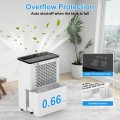 Airfire Dehumidifier, 8 Pint (DOE) Dehumidifier with Drain Hose, Max 2500 Sq.Ft Dehumidifiers for Home Basement, 0.66 Gal Water Tank, Overflow Protection, Auto Defrost& Drain, Humidity Indicator