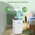 Airfire 3500 Sq. ft 15 Pint (DOE) Dehumidifier for Basement, Dehumidifiers with Drain Hose for Home Bedroom Bathroom Large Room, Auto Defrost& Drain, 24H Timer, 1.59 gal Water Tank, Dry Clothes