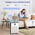 AIRFIRE Air Purifier for Home Large Rooms up to 2400 Sq.ft, WiFi Air Purifiers with Washable Filter for Allergies and Asthma, Pollen, Wildfire, Pet Odor, AP407, White