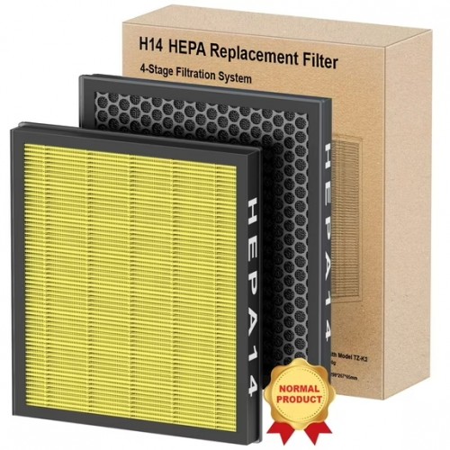 Replacement H13 HEPA Air Purifier Filter for AP304 & AP404 & AP306 & AP307 & AP407 CADR 300+ m³/h Air Purifier , Designed for Pets Allergy, Activated Carbon