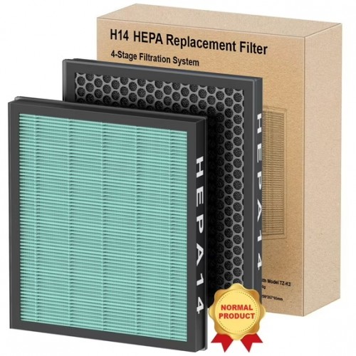 Replacement H13 HEPA Air Purifier Filter for AP304 & AP404 & AP306 & AP307 & AP407 CADR 300+ m³/h Air Purifier , Designed for Toxin Absorber Filter, Activated Carbon