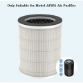AIRFIRE Replacement H13 HEPA Air Purifier Filter for Model AP201 Air Purifier , Original
