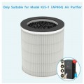 AIRFIRE Replacement H13 HEPA Air Purifier Filter for Model AP404 CADR 500+ m³/h Air Purifier , Activated Carbon, Original