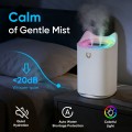 3.3L Top-fill Cool Mist Humidifier For Bedroom with Essential Oil Function, Super Quiet Air Humidifiers with Night Light - Perfect for Bedroom, Office, Nursery, Plant 3.3L Top-fill Cool Mist Humidifier For Bedroom with Essential Oil Function, Super Quiet Air Humidifiers with Night Light - Perfect for Bedroom, Office, Nursery, Plant