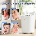 3.3L Top-fill Cool Mist Humidifier For Bedroom with Essential Oil Function, Super Quiet Air Humidifiers with Night Light - Perfect for Bedroom, Office, Nursery, Plant 3.3L Top-fill Cool Mist Humidifier For Bedroom with Essential Oil Function, Super Quiet Air Humidifiers with Night Light - Perfect for Bedroom, Office, Nursery, Plant